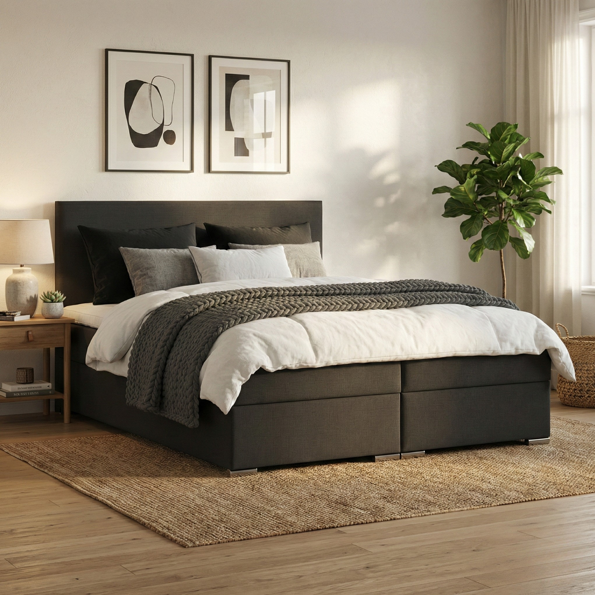 Łóżko ZONZA 180x200 plecionka