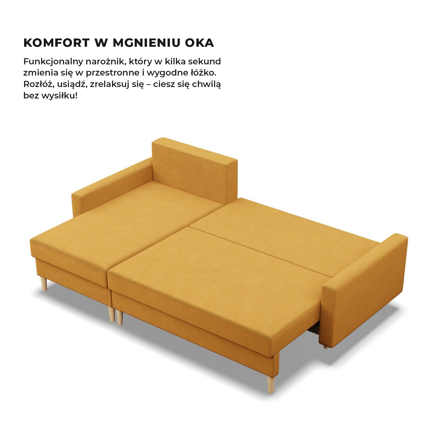 Ecksofa BLANK aus Samt